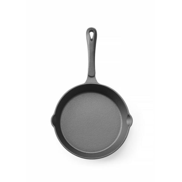 HENDI Gusseisenpfanne Schwarz Ø 200 x 40 mm