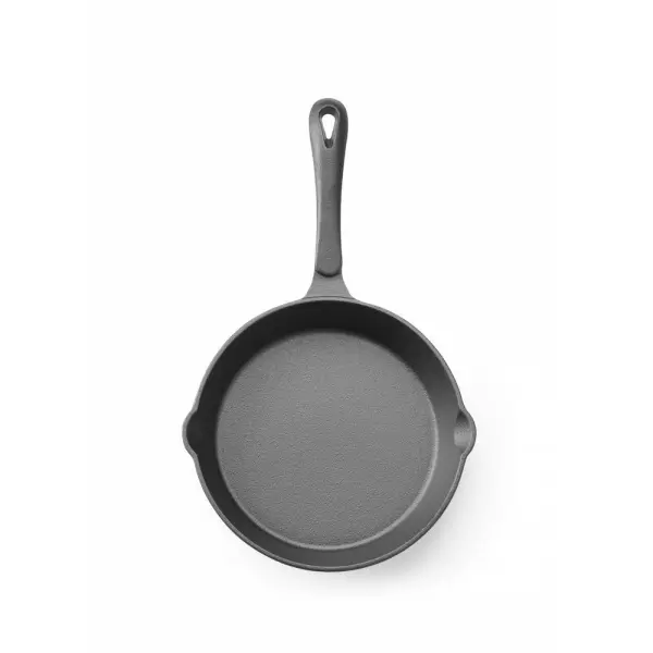 HENDI Gusseisenpfanne Schwarz Ø 200 x 40 mm  