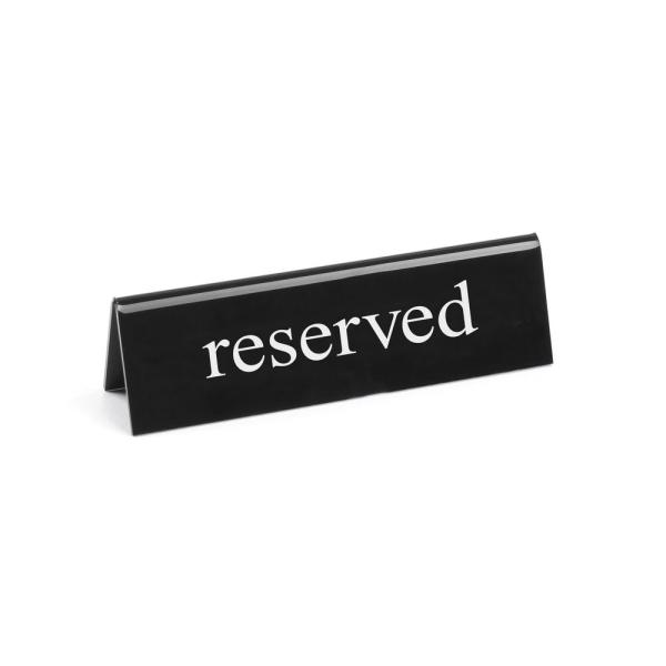 HENDI Tischschild Reserviert reserved 130 x 30 x 38 mm