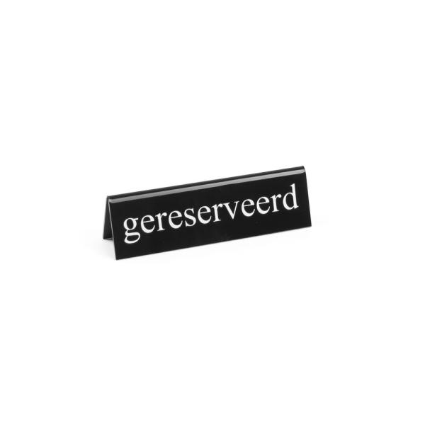 HENDI Tischschild Reserviert gereserveerd 130 x 30 x 38 mm