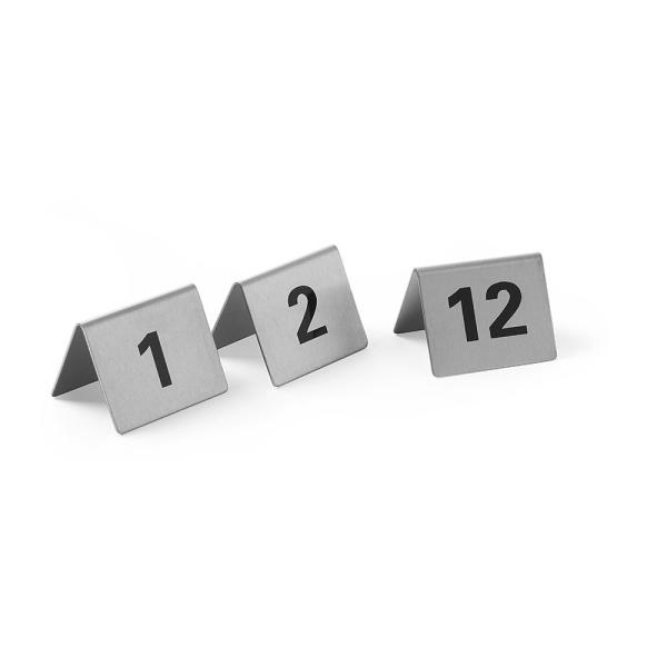 HENDI Tischnummern Nummer 1-12 50 x 35 x 40 mm