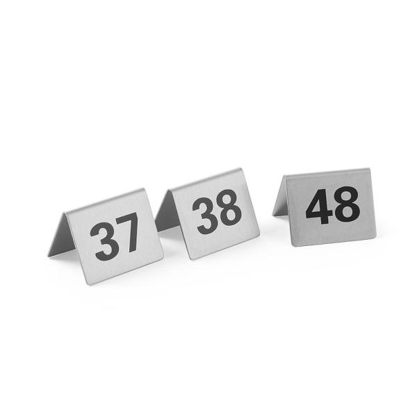 HENDI Tischnummern Nummer 37-48 50 x 35 x 40 mm