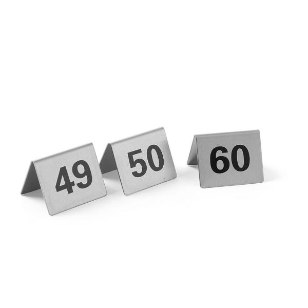 HENDI Tischnummern Nummer 49-60 50 x 35 x 40 mm