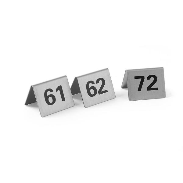 HENDI Tischnummern Nummer 61-72 50 x 35 x 40 mm