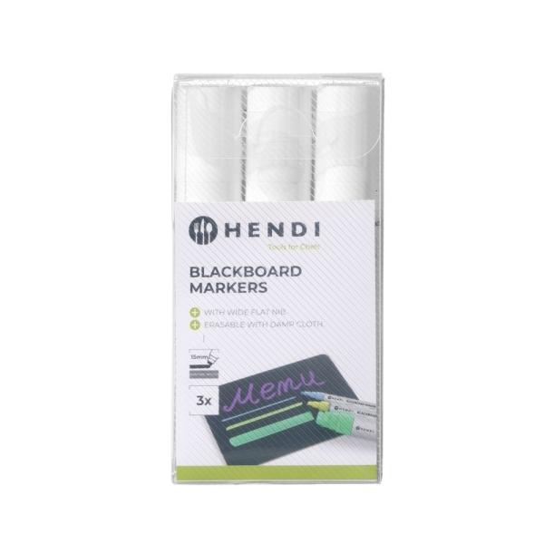HENDI Kreidemarker 15 mm 3 x  weiß