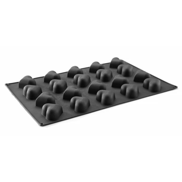 HENDI Silikonform HERZ 570 x 375 x 35 mm