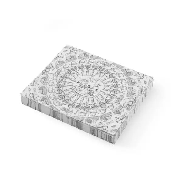 HENDI Einschlagpapier fettdicht - 500 Stk, Koch- und Speisen-Aufdruck 500 Stk,, 250 x 200 mm 