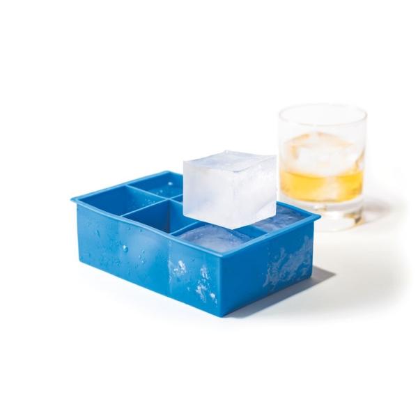 HENDI Eiswürfelform XL-Würfel BarUp Blau 170 x 110 x 52mm