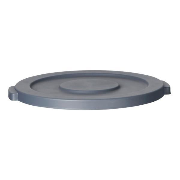HENDI Deckel für Abfalleimer rund AmerBox Passend für 691038 Hellgrau Ø 570 x 35 mm