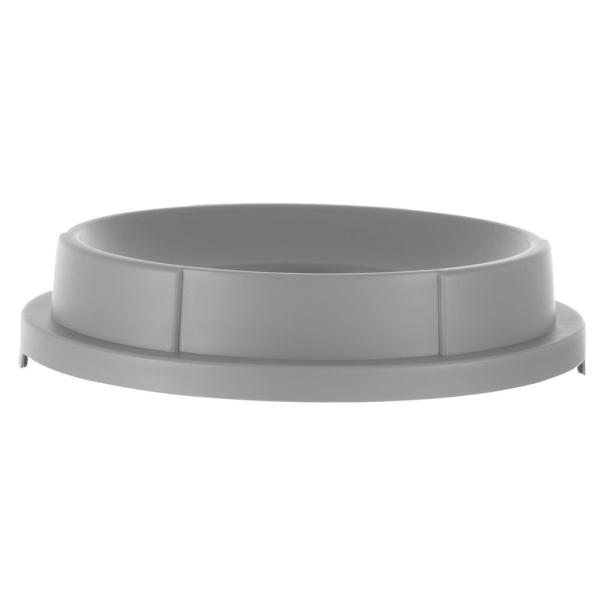 HENDI Offener Deckel für Abfalleimer rund AmerBox Passend für 691038 Hellgrau Ø 570 x 135 mm