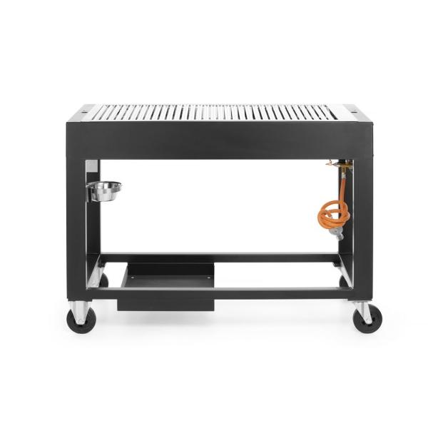 HENDI Gasgrill Tampa Schwarz 10kW 1260 x 580 x 900 mm