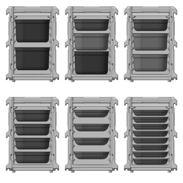 Bild 3 HENDI Thermo Catering-Container Profi Line GN 1/1 100 l, 635 x 465 x 660 mm