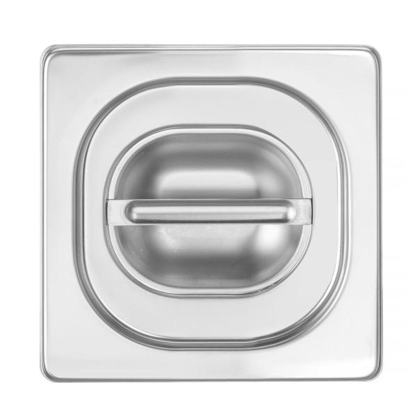 HENDI Gastronorm-Deckel mit Silikonrand Profi Line GN 1/6 176 x 162mm