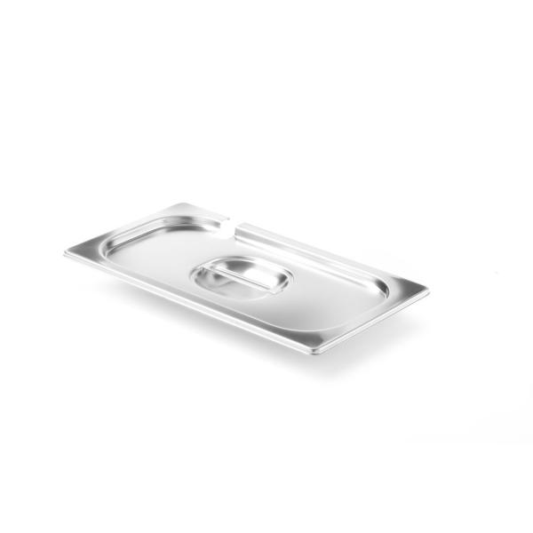 HENDI Gastronorm-Deckel mit Löffelaussparung Profi Line GN 1/3 325 x 176 mm