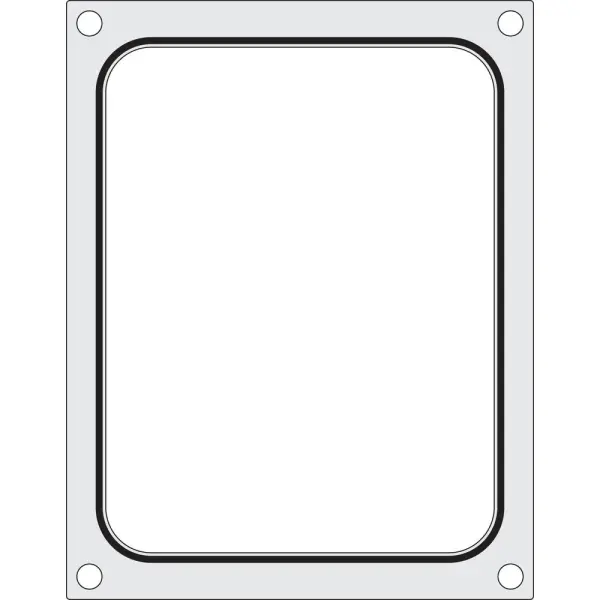 HENDI Matrize für Versiegelungsmaschine ein Behälter (227 x 178 mm)  