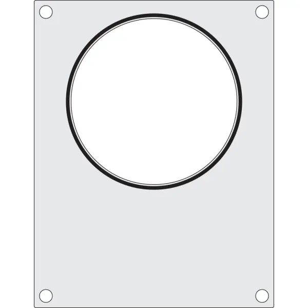 HENDI Matrize für Versiegelungsmaschine ein runder Behälter (ø165 mm)  
