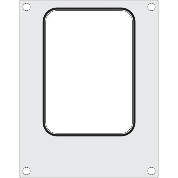 HENDI Matrize für Versiegelungsmaschine ein Behälter (187 x 137 mm)  