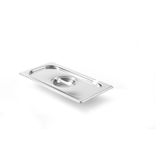 HENDI Gastronorm-Deckel mit Löffelaussparung Kitchen Line GN 1/3 325 x 176 mm