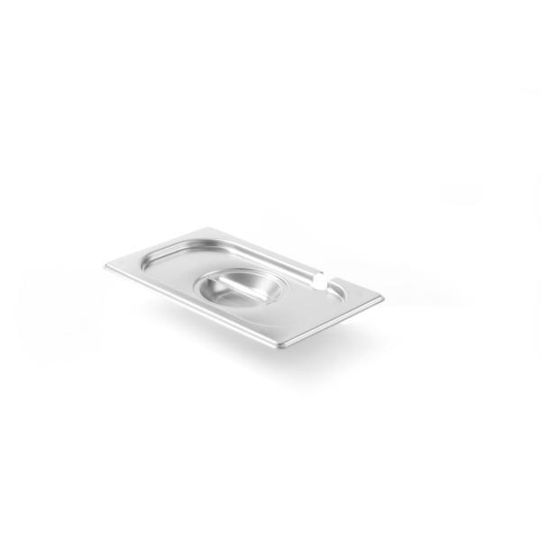 HENDI Gastronorm-Deckel mit Löffelaussparung Kitchen Line GN 1/4 265 x 162mm