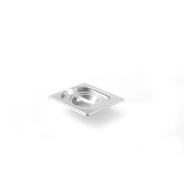 HENDI Gastronorm-Deckel mit Löffelaussparung Kitchen Line GN 1/6 176 x 162mm