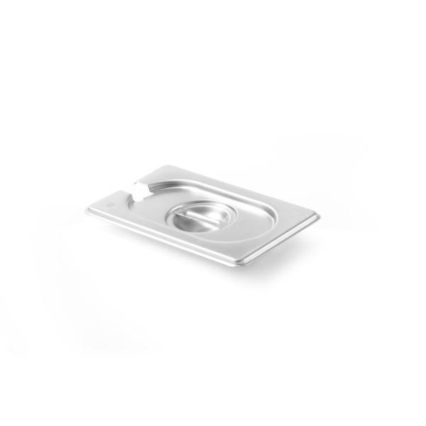 HENDI Gastronorm-Deckel mit Löffelaussparung Kitchen Line GN 1/9 176 x 108 mm
