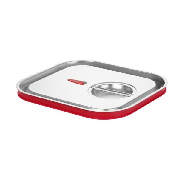 HENDI Gastronorm-Deckel mit Silikonrand Kitchen Line GN 2/3 354 x 325 mm