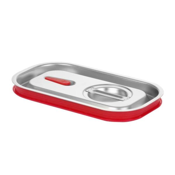 HENDI Gastronorm-Deckel mit Silikonrand Kitchen Line GN 1/4 265 x 162mm
