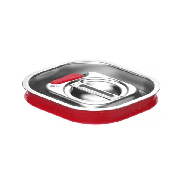 HENDI Gastronorm-Deckel mit Silikonrand Kitchen Line GN 1/9 156 x 142mm