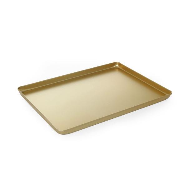 HENDI Auslagetablett für Süßwaren 400 x 300 x 20 mm, gold