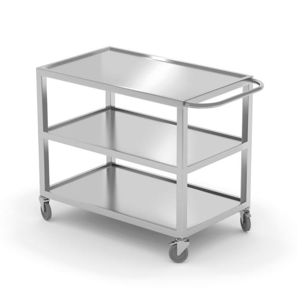 HENDI Servierwagen 3-fach – verschweißt 800 x 500 x 850 mm