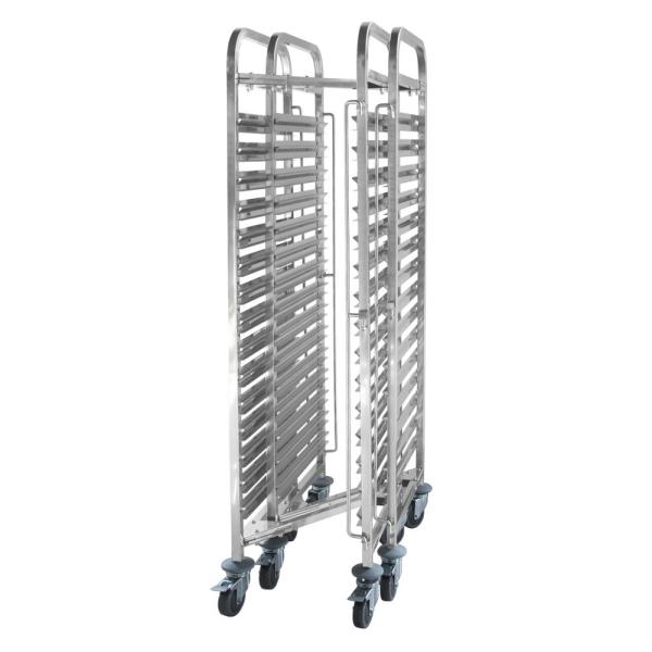 HENDI Abräumwagen kompakt - 15 x GN 1/1 445 x 610 x 1710 mm