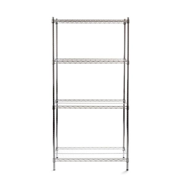 HENDI Regalsystem 4 Böden 910 x 455 x 1830 mm