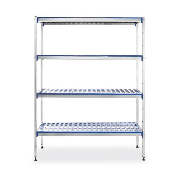 HENDI Aluminium-Aufbewahrungsregal  1280 x 405 x 1685 mm