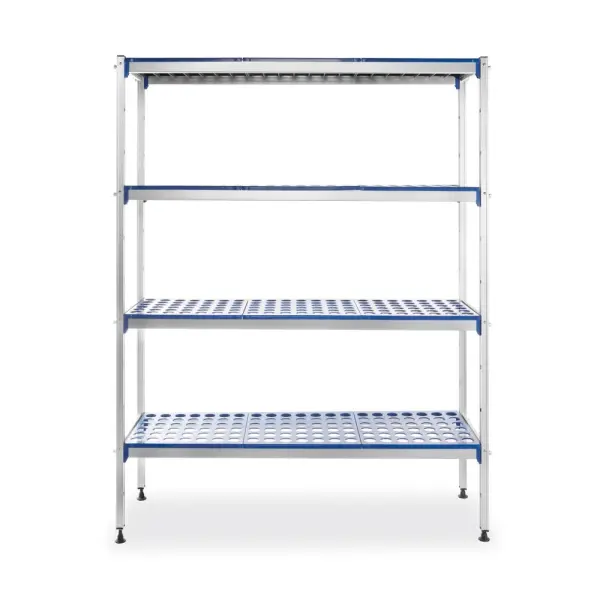 HENDI Aluminium-Aufbewahrungsregal  1280 x 405 x 1685 mm  