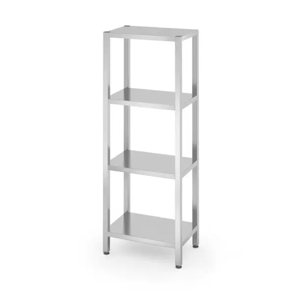 HENDI Lagerregal mit 4 Regalen – verschraubt Kitchen Line 600 x 400 x 1800 mm  