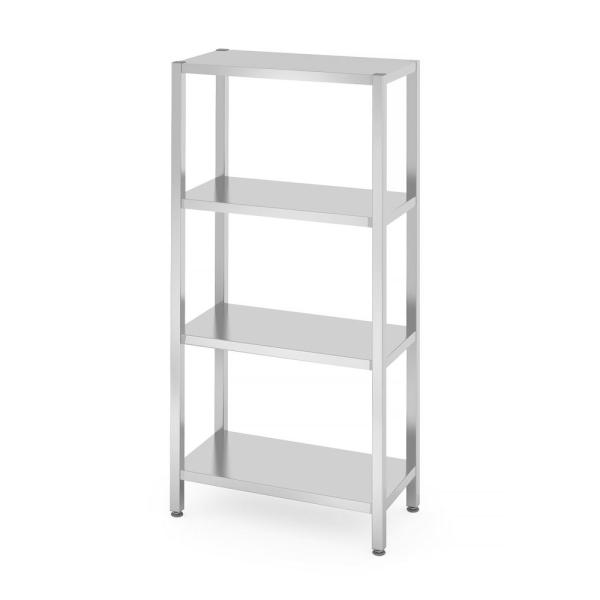 HENDI Lagerregal mit 4 Regalen – verschraubt Kitchen Line 800 x 400 x 1800 mm