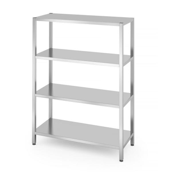 HENDI Lagerregal mit 4 Regalen – verschraubt Kitchen Line 1200 x 500 x 1800 mm