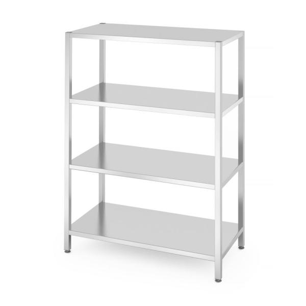 HENDI Lagerregal mit 4 Regalen – verschraubt Kitchen Line 1200 x 600 x 1800 mm