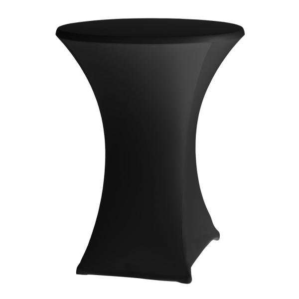 HENDI Stehtischhusse  Schwarz Ø 850 x 1150 mm