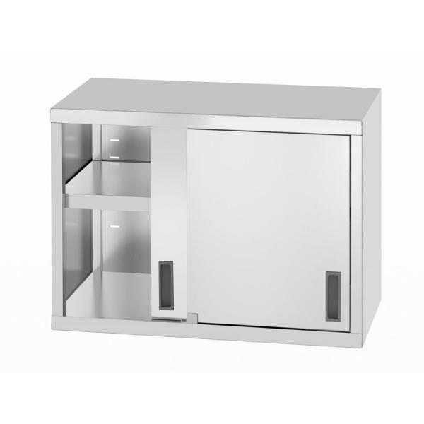 HENDI Hängeschrank – verschweißt mit Schiebetüren Profi Line 800 x 400 x 600 mm