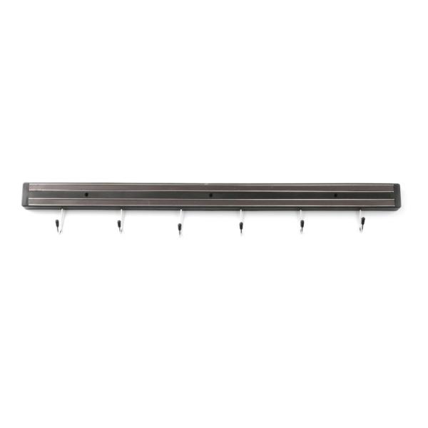HENDI Messermagnetleiste mit Haken 6 Haken Länge 620 mm