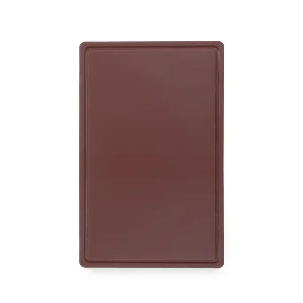 HENDI Schneidbretter HACCP Gastronorm 1/1 GN 1/1 Braun 530 x 325 mm  