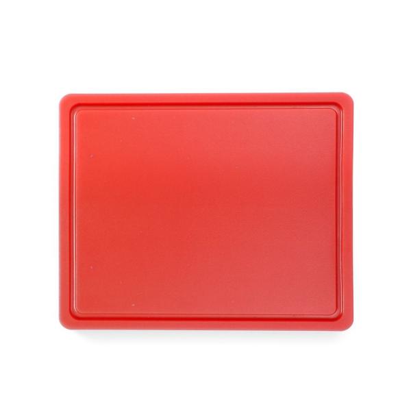 HENDI Schneidbretter HACCP Gastronorm 1/2 GN 1/2 Rot 325 x 265 mm