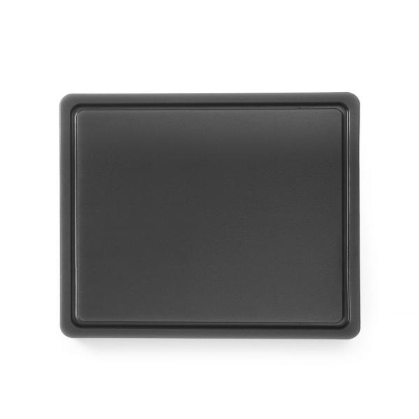 HENDI Schneidbretter HACCP Gastronorm 1/2 GN 1/2 Schwarz 325 x 265 mm
