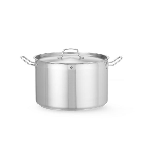 HENDI Kochtopf mittel - mit Deckel Profi Line 23,5 l, Ø 360 x 230 mm