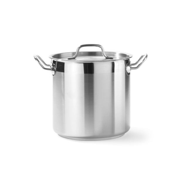 HENDI Kochtopf hoch - mit Deckel Profi Line 6 l, Ø 200 x 190 mm