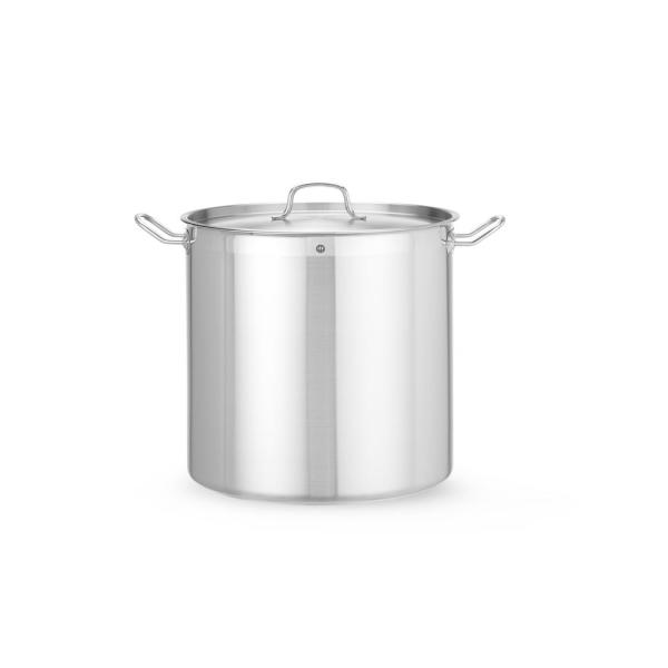 HENDI Kochtopf hoch - mit Deckel Profi Line 37 l, Ø 360 x 360 mm
