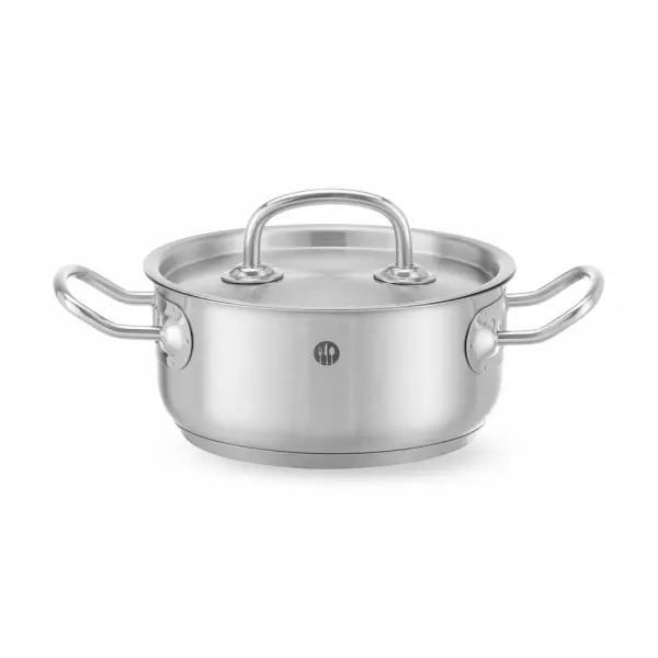 HENDI Bratentopf - mit Deckel Kitchen Line 1,5 l, Ø 160 x 75 mm  
