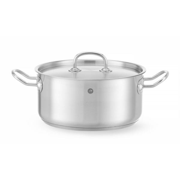 HENDI Bratentopf - mit Deckel Kitchen Line 4,9 l, Ø 240 x 110 mm