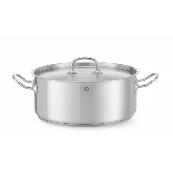 HENDI Bratentopf - mit Deckel Kitchen Line 7,3 l, Ø 280 x 120 mm